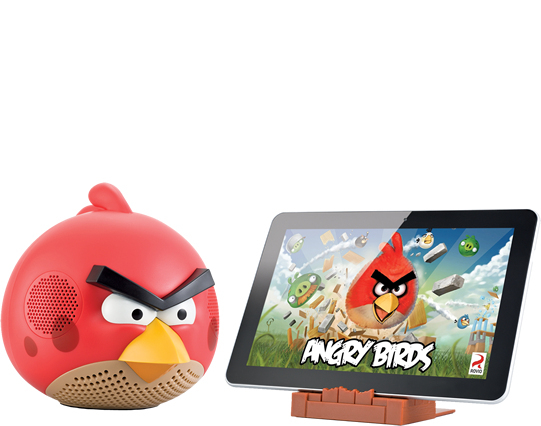 Gear4 Angry Birds (PG542G) - акустическая мини-система для iPhone/iPod/iPad (Red) купить в интернет-магазине icover