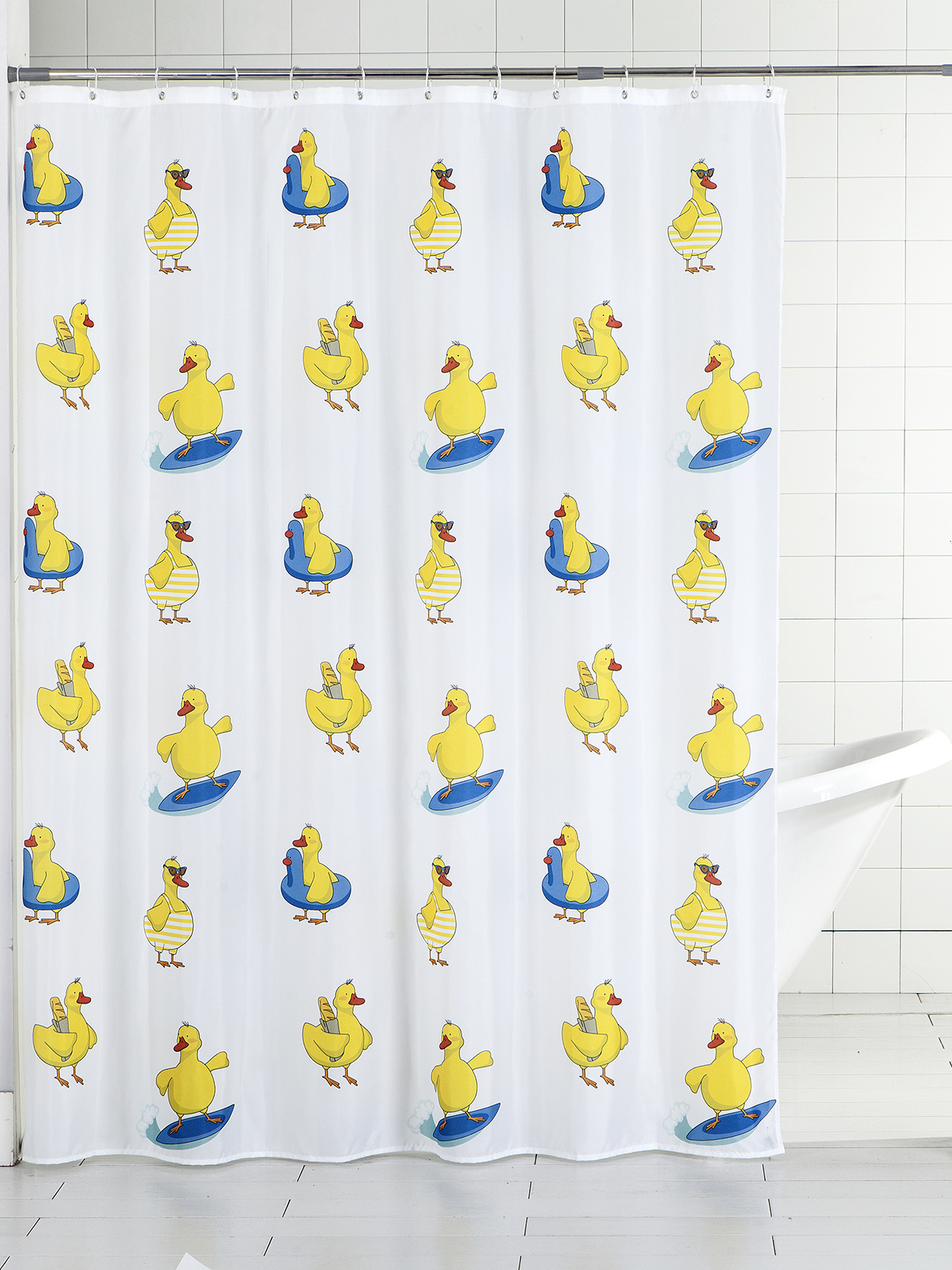Штора для ванной комнаты Ridberg 180x200 см (Ducks) купить в интернет-магазине icover