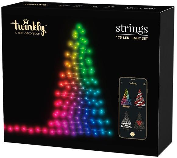 Smart-гирлянда Twinkly Strings RGB 175 (TW-175-S-EU-P) купить в интернет-магазине icover