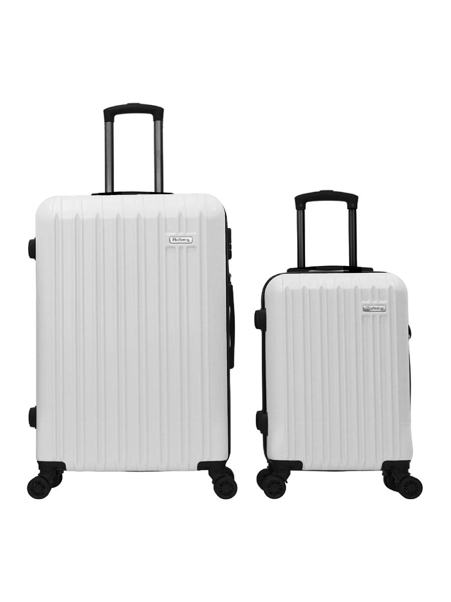 Комплект чемоданов Ridberg Discover L+S (White/Black) купить в интернет-магазине icover