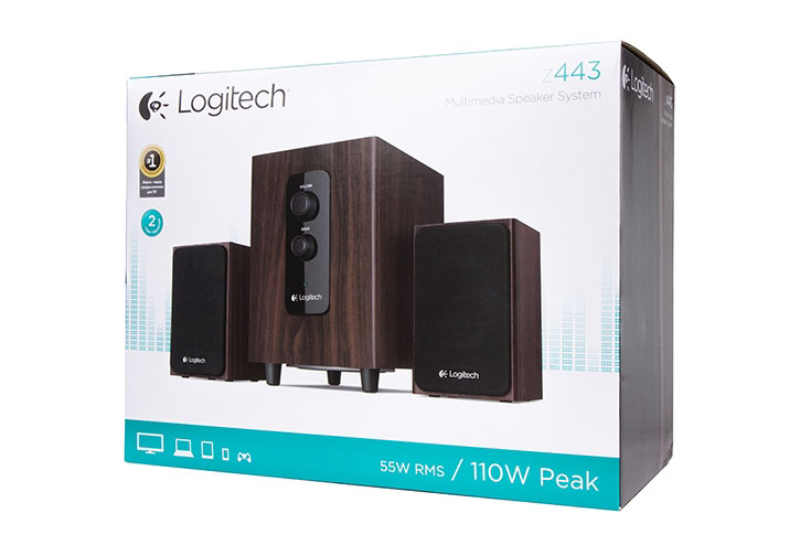 Logitech Multimedia Speakers Z443 (980-000758) - акустическая система (Brown) купить в интернет-магазине icover