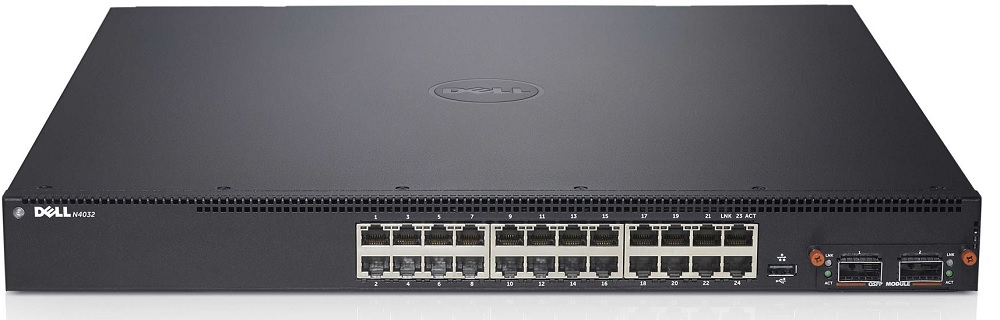 Коммутатор Dell Networking N4032 (210-ABVS/001) купить в интернет-магазине icover