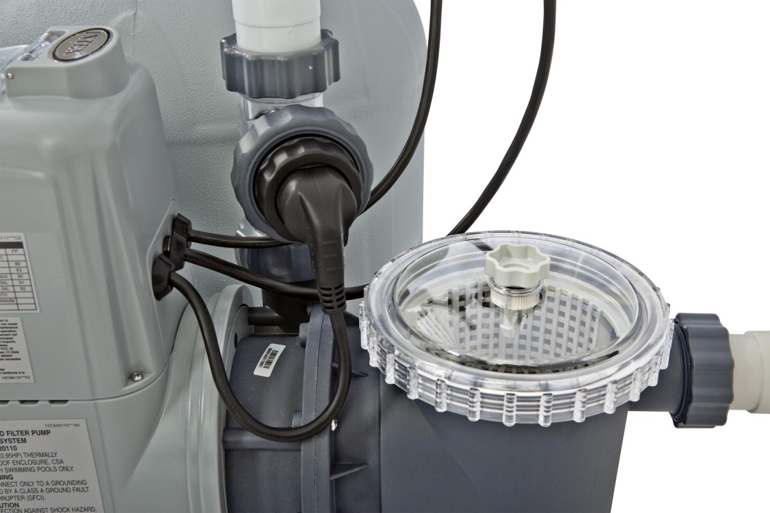 Intex Krystal Clear Saltwater System (c28680) - хлоргенератор с песочным фильтр-насосом купить в интернет-магазине icover