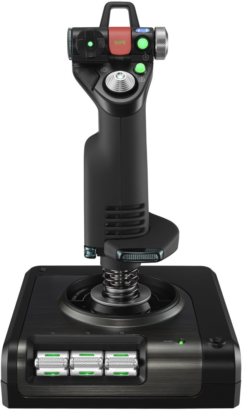 Контроллер для игровых симуляторов Logitech X52 Pro H.O.T.A.S. 945-000003 (Black) купить в интернет-магазине icover