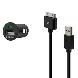 Belkin Micro Auto Charger (F8Z689cw) - автомобильное зарядное устройство для iPhone/iPod/iPad купить в интернет-магазине icover