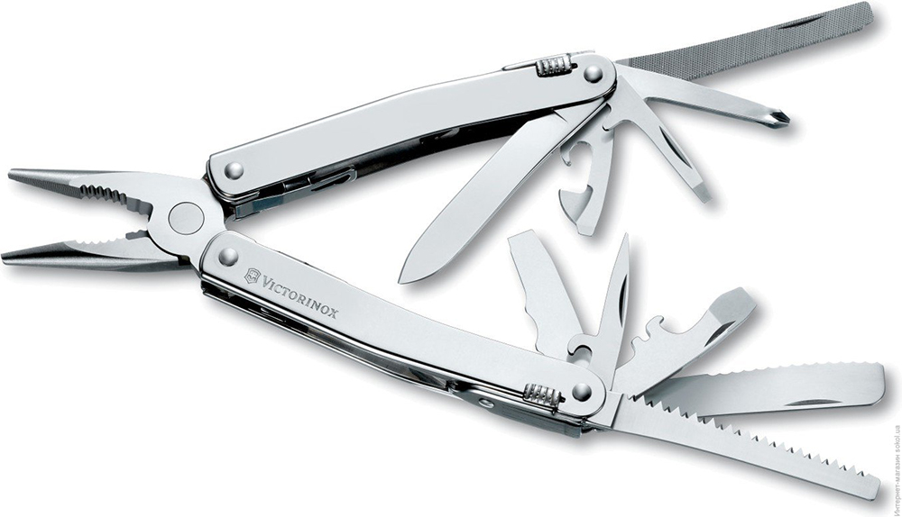 Мультитул Victorinox SwissTool Spirit (3.0223.L) + кожаный чехол (Black) купить в интернет-магазине icover