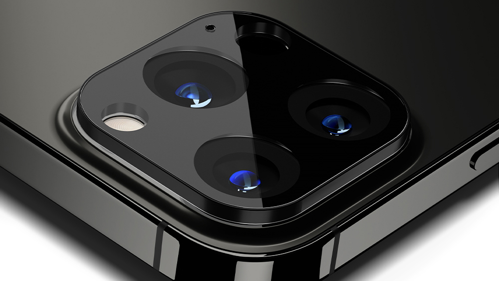 Защитное стекло Spigen Glas tR Optik (AGL03381) для камеры iPhone 13 Pro/13 Pro Max (Black) купить в интернет-магазине icover
