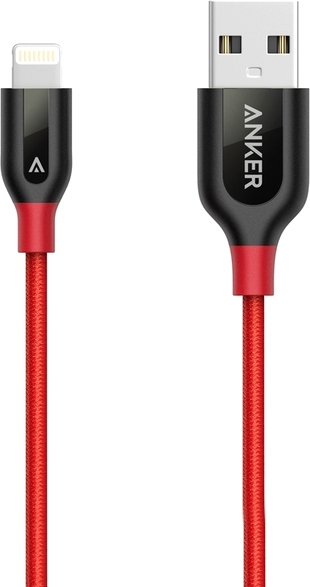 Кабель Anker Powerline+ Lightning 1.8м AA8122H92 (Red) купить в интернет-магазине icover