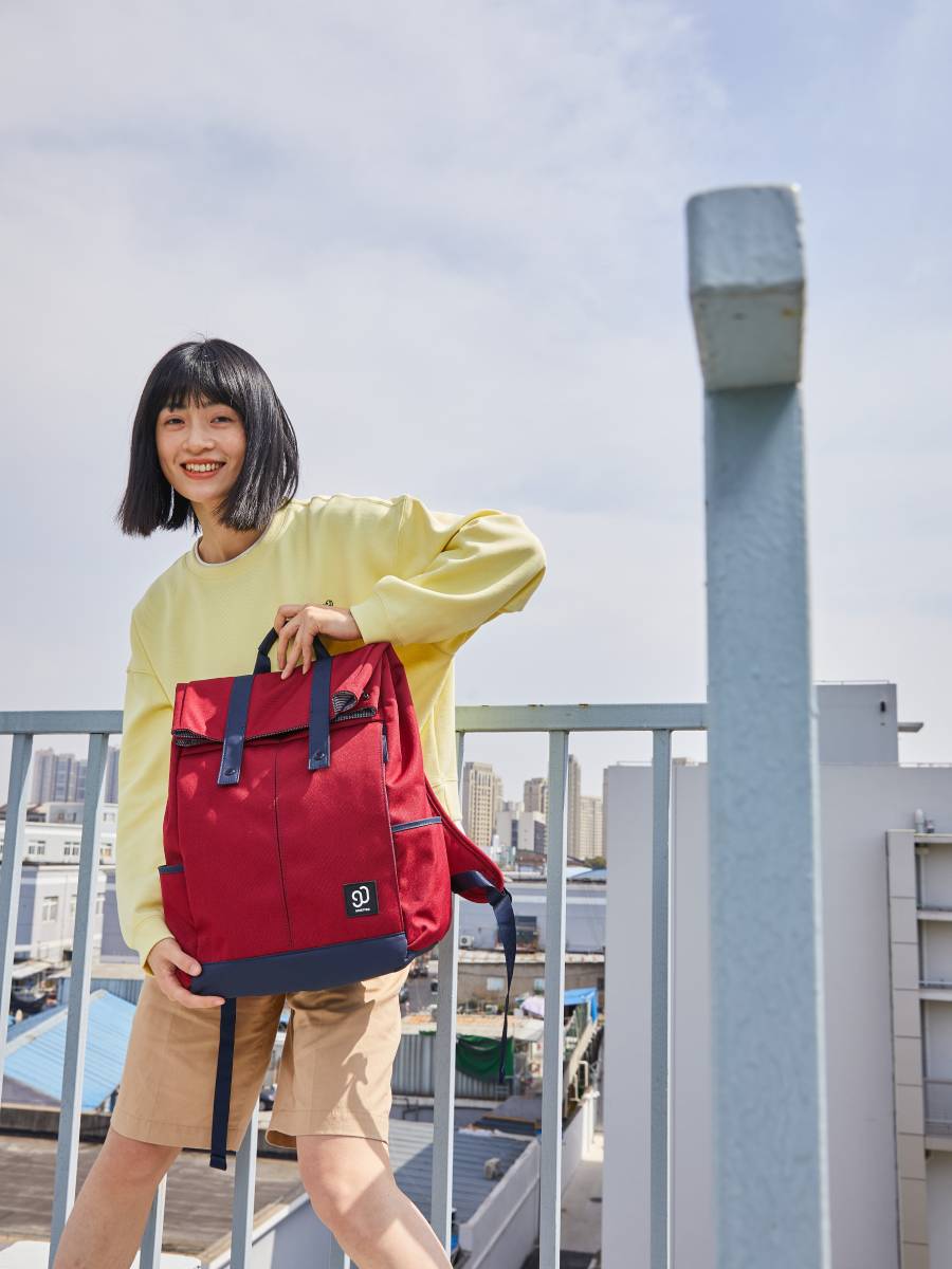 Рюкзак Ninetygo College Leisure Backpack 90BBPLF1902U-RD02 (Dark red) купить в интернет-магазине icover