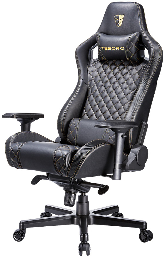 

Игровое кресло Tesoro Zone X TS-F750BK (Black/Gold)