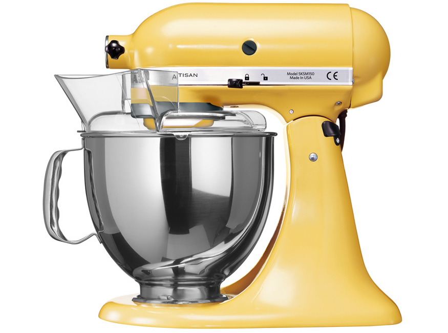 Планетарный миксер KitchenAid Artisan 5KSM150PSEMY (Majestic Yellow) купить в интернет-магазине icover