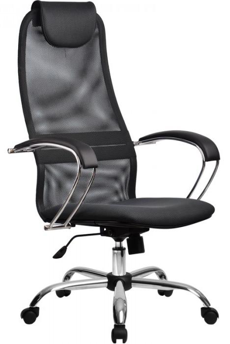 

Офисное кресло METTA BK-8 (Dark Grey/Chrome), BK-8