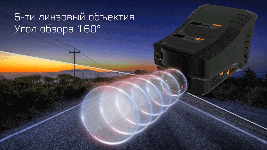 Видеорегистратор с радар-детектором Каркам Combo 5S (Black) купить в интернет-магазине icover