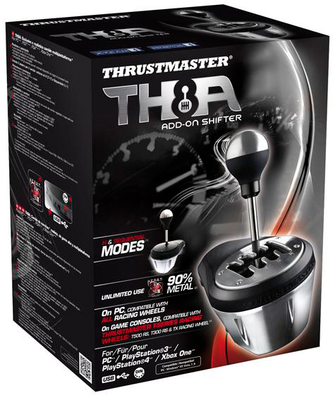 Коробка передач Thrustmaster TH8A Add-On Shifter для PC/Xbox Onе/PS3/PS4 (4060059) купить в интернет-магазине icover