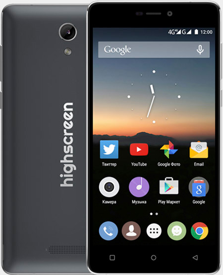 Смартфон Highscreen Power Five (Black/Grey) купить в интернет-магазине icover