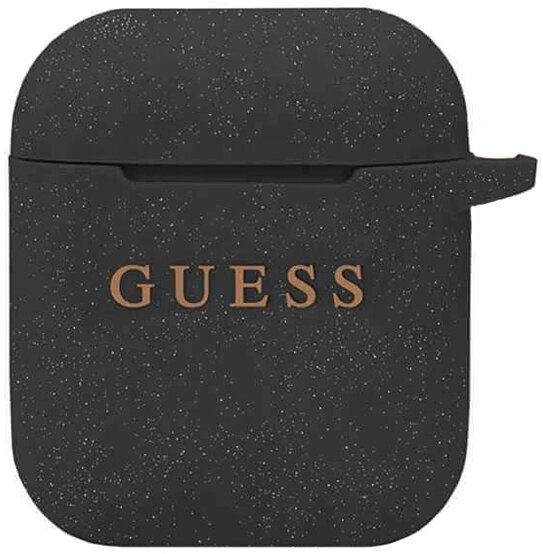 Чехол Guess CG Mobile (GUACCSILGLBK) для AirPods (Black) купить в интернет-магазине icover