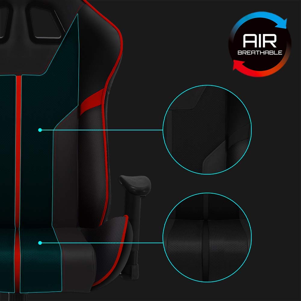 Игровое кресло ThunderX3 BC3 AIR (Black/Red) купить в интернет-магазине icover