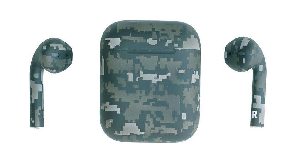 Беспроводные наушники Apple AirPods Color (Camo Pixel) купить в интернет-магазине icover