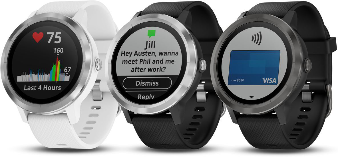 Умные часы Garmin Vivoactive 3 010-01769-02 (Black/Steel) купить в интернет-магазине icover