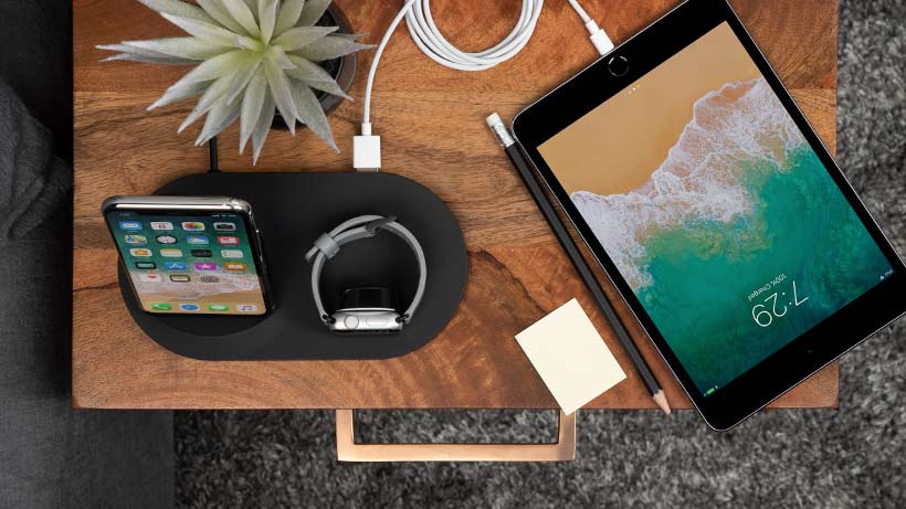 Беспроводная док-станция Belkin BoostUp F8J235vfBLK для iPhone/Apple Watch (Black) купить в интернет-магазине icover
