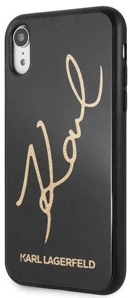 

Чехол Karl Lagerfeld Double Layer (KLHCI61DLKSBK) для iPhone XR (Glitter Black)
