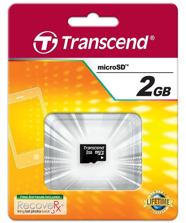 Карта памяти Transcend microSD 2Gb TS2GUSDC (Black) купить в интернет-магазине icover