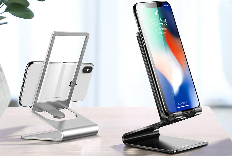 Подставка Baseus Suspension Glass Desktop Bracket (SUGENT-XF01) для смартфонов (Black) купить в интернет-магазине icover