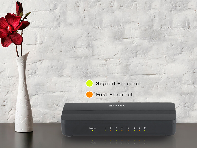 Ethernet-коммутатор Zyxel GS-108S v2 (Black) купить в интернет-магазине icover