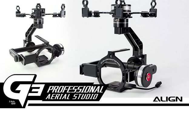 Align G3-5D 3-Axis Gimbal (RGG302XT) - подвес камеры Canon 5D для мультикоптера купить в интернет-магазине icover