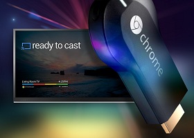 Google Chromecast - портативный HDMI-медиаплеер 