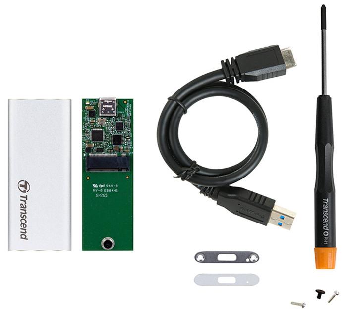 Внешний корпус Transcend CM42 для M.2 SSD (Silver) купить в интернет-магазине icover