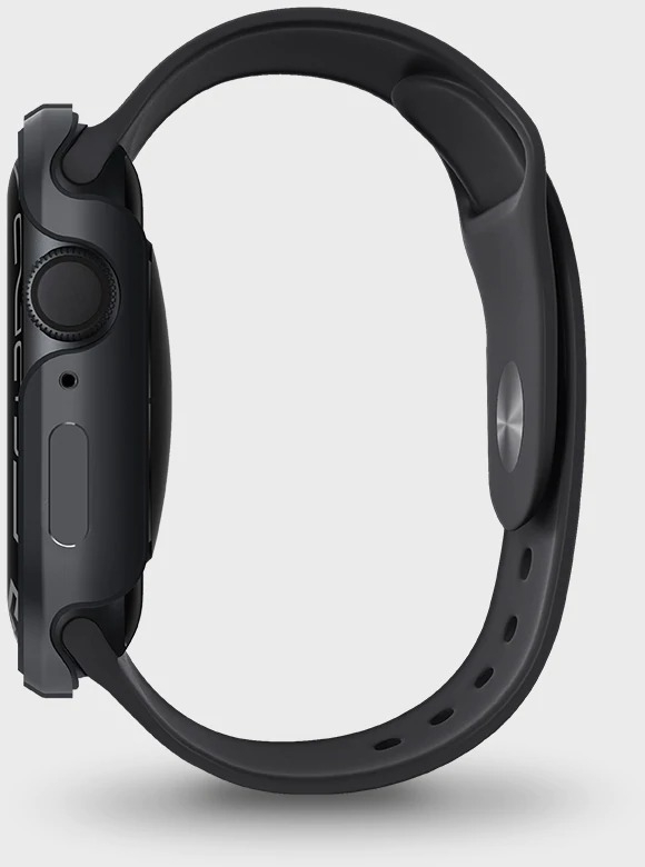Чехол Uniq Valencia aluminium (45MM-VALGRP) для Apple Watch 4/5/6/SE/7 44/45mm (Graphite) купить в интернет-магазине icover