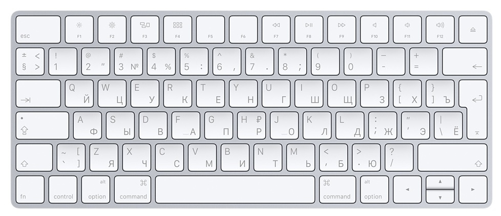 Клавиатура Apple Magic Keyboard White Bluetooth (White) купить в интернет-магазине icover