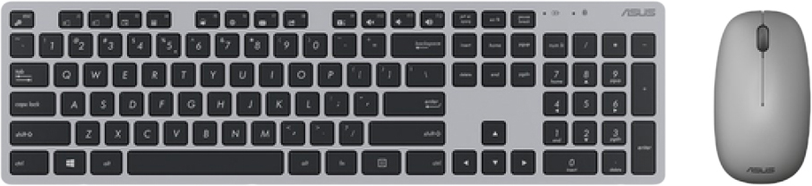 

Клавиатура и мышь Asus W5000 Wireless Set 90XB0430-BKM0J0 (Grey)