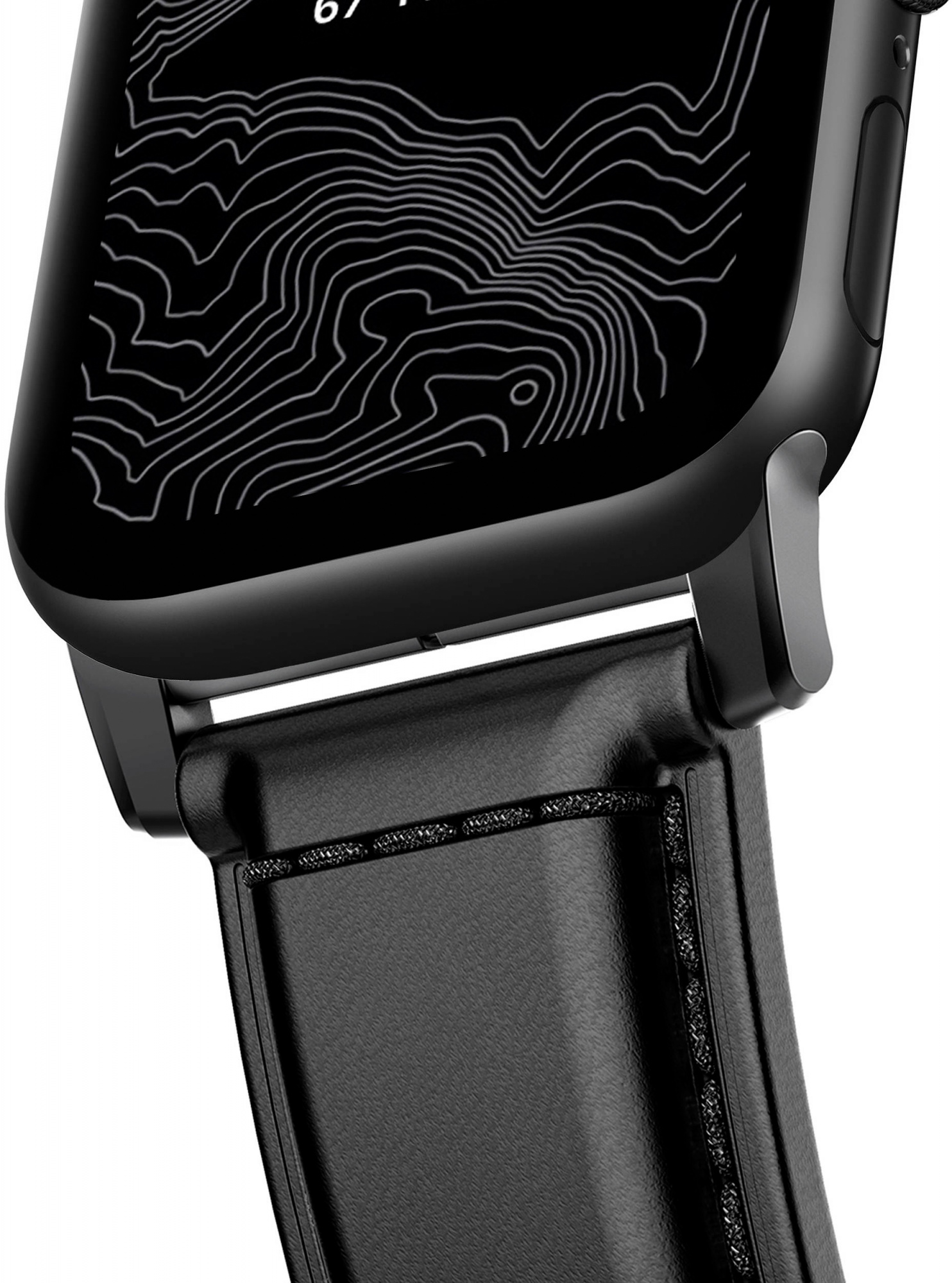 Ремешок Nomad Shell Cordovan (NM1A48BT00) для Apple Watch Series SE/6/2/3/4 42/44 mm (Black) купить в интернет-магазине icover