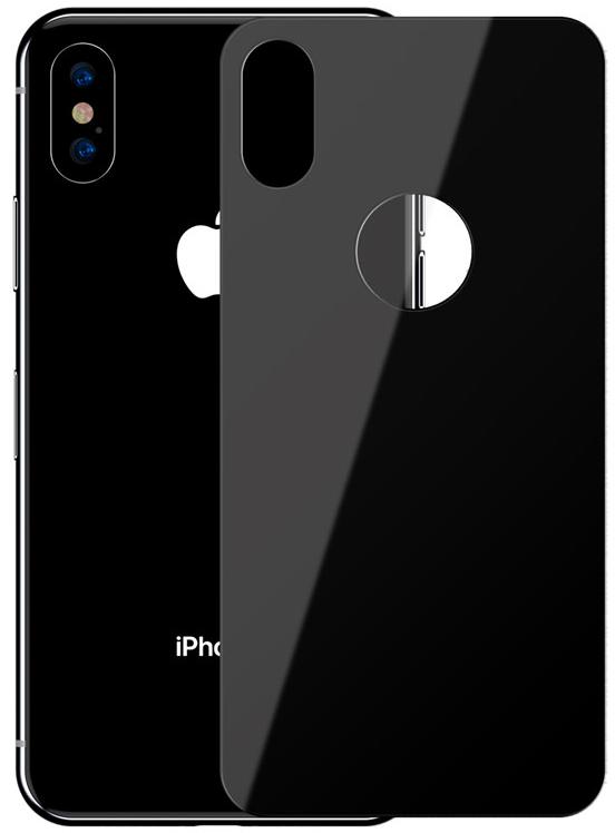 

Защитное стекло Baseus Full Coverage Tempered Glass Rear Protector (SGAPIPH65-BM01) для iPhone Xs Max (Black)