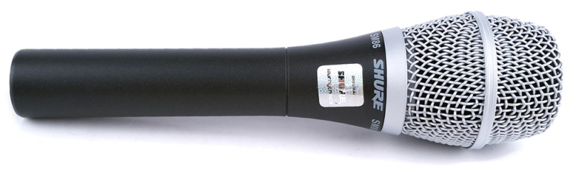 Кардиоидный конденсаторный вокальный микрофон Shure SM86 (Black) купить в интернет-магазине icover