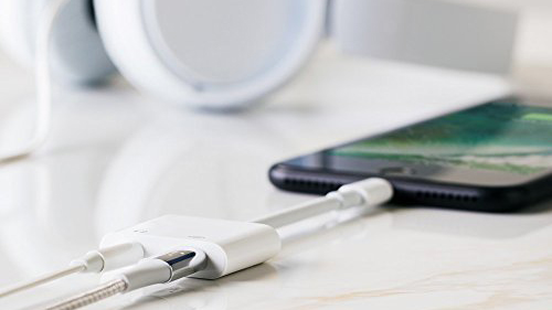 Переходник Belkin 3.5mm Audio + Charge RockStar F8J212btWHT (White) купить в интернет-магазине icover