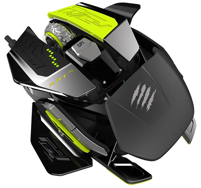 Mad Catz R.A.T.PRO X Gaming Mouse - Philips 2037 (MCB4371800P6/02/1) - проводная лазерная мышь (Black) купить в интернет-магазине icover