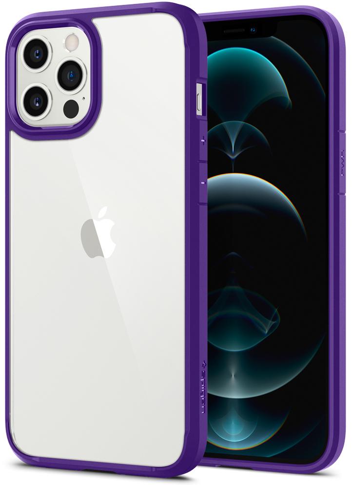 

Чехол Spigen Crystal Hybrid (ACS01478) для iPhone 12 Pro Max (Purple)