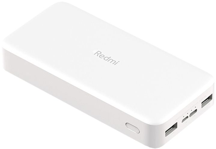 Внешний аккумулятор Xiaomi Redmi Power Bank 20000mAh PB200LZM (White) купить в интернет-магазине icover