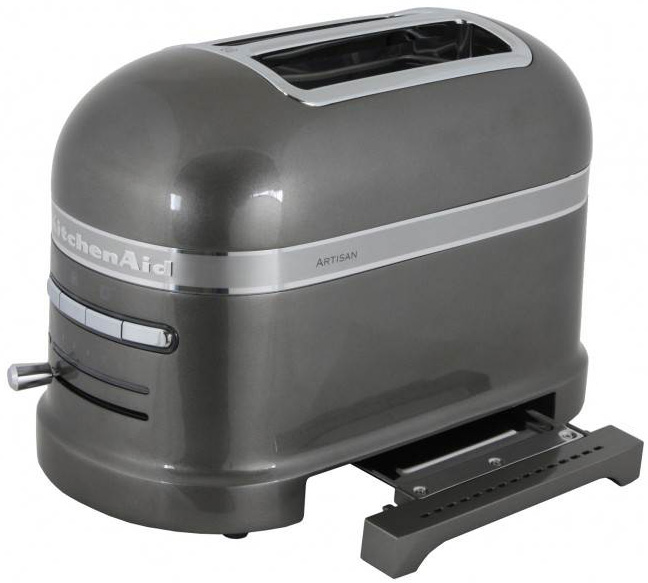 Тостер на 2 хлебца KitchenAid Artisan 2-Slice Automatic Toaster 5KMT2204EMS (Medallion Silver) купить в интернет-магазине icover