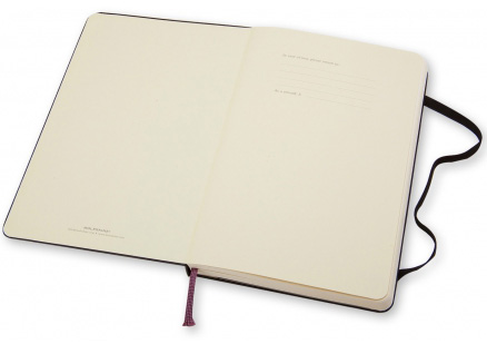 Блокнот нелинованный Moleskine Classic Soft Large QP618 (Black) купить в интернет-магазине icover