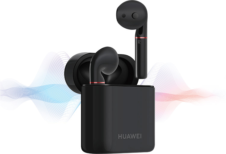 Bluetooth-наушники с микрофоном Huawei Freebuds 2 Pro (Black) купить в интернет-магазине icover