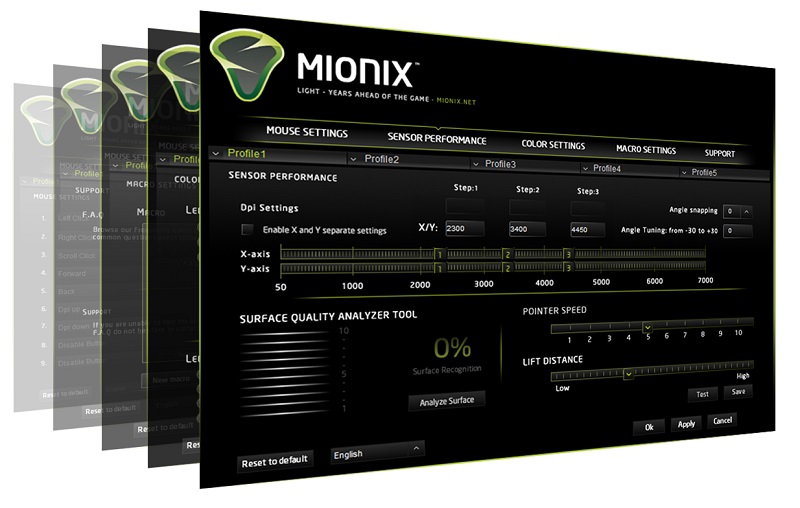 Mionix AVIOR 7000 - игровая мышь (Black) купить в интернет-магазине icover