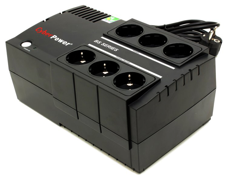 CyberPower BS650E - источник бесперебойного питания (Black) купить в интернет-магазине icover