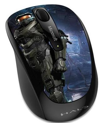 Microsoft Wireless Mobile Mouse 3500 (GMF-00416) - беспроводная мышь (Halo Limited Edition) купить в интернет-магазине icover