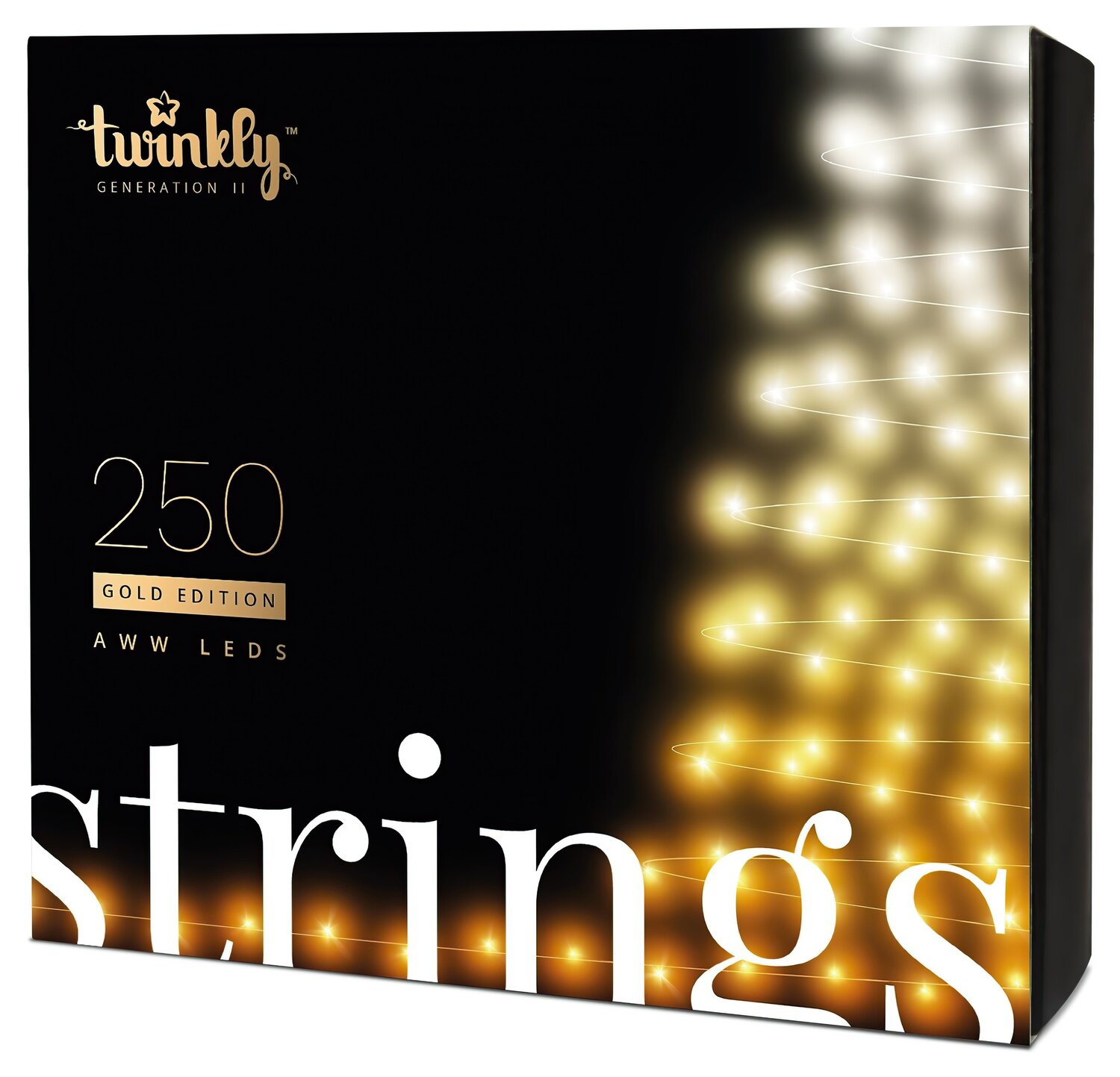 

Smart-гирлянда Twinkly Strings AWW 250 (TWS250GOP-BEU)