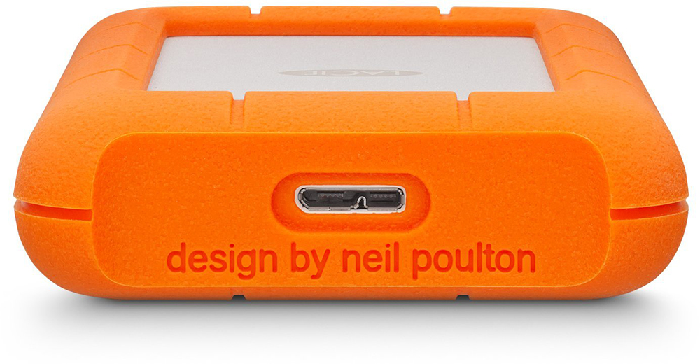 Внешний жесткий диск LaCie Rugged Mini 2.5" 1Tb USB 3.0 LAC301558 (Orange) купить в интернет-магазине icover
