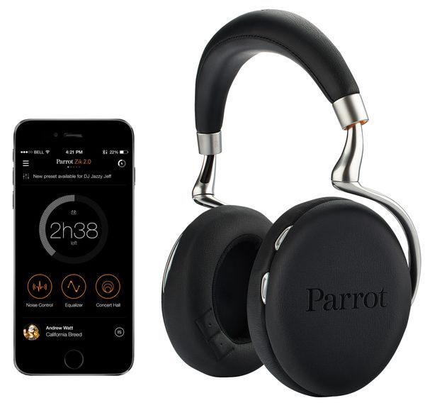 Parrot Zik 2 by Starck - беспроводные наушники (Black) купить в интернет-магазине icover